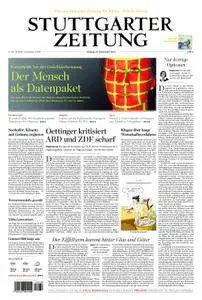 Stuttgarter Zeitung Stadtausgabe (Lokalteil Stuttgart Innenstadt) - 18. September 2017