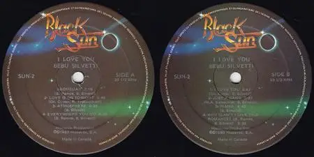 Bebu Silvetti - I Love You (vinyl rip) (1980) {Black Sun Canada}