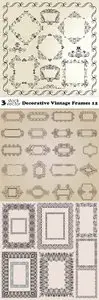 Vectors - Decorative Vintage Frames 12