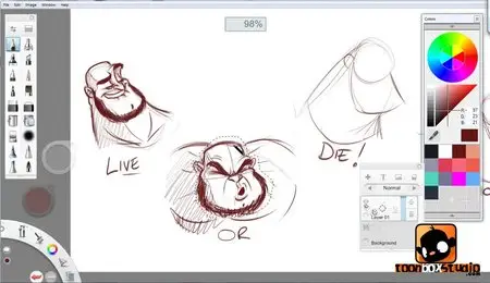 Toonboxstudio - Designing Macho and Overweight Male Characters