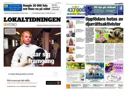 Lokaltidningen Ystad – 28 april 2018