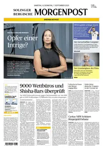 Solinger und Bergische Morgenpost - 6 September 2025