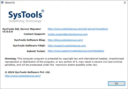 SysTools SQL Server Migrator 5.0