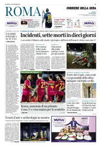 Corriere della Sera Roma - 11 Novembre 2025