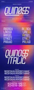 Quinoss - Modern Sport Font S7BDUCZ