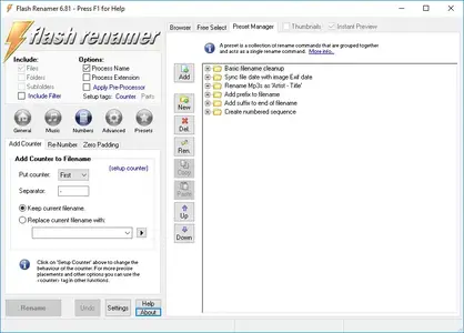 Flash Renamer 6.82