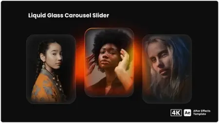 Liquid Glass Carousel Slider