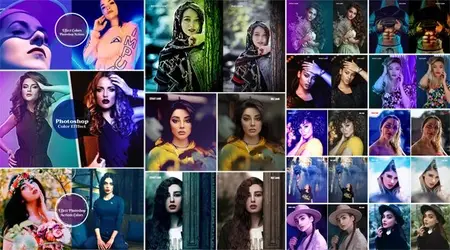 Best Coloring Light Effect Actions for Photoshop