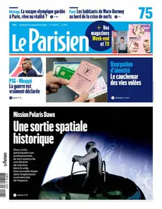 Le Parisien du Vendredi 13 Septembre 2024