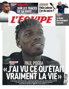 L’equipe du Jeudi 17 Octobre 2024