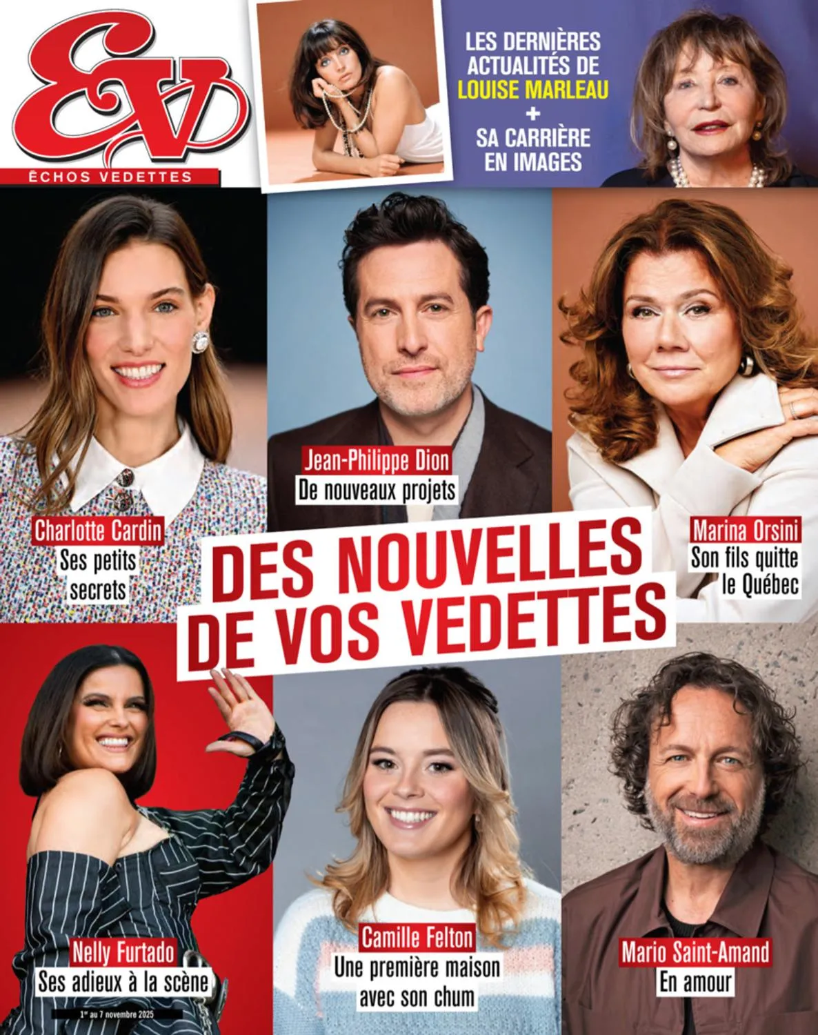 Échos Vedettes - 1 Novembre 2025