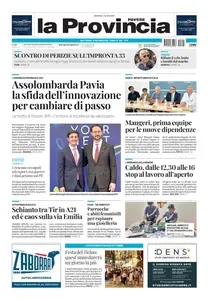 La Provincia Pavese - 1 Luglio 2025