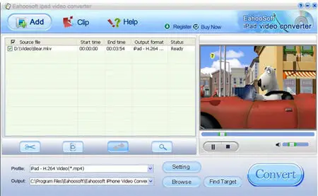 Eahoosoft iPad Video Converter v2.11