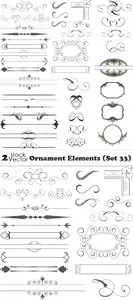 Vectors - Ornament Elements (Set 33)