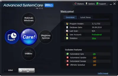 Advanced SystemCare Pro 3.7.2.733 Multilianguge 