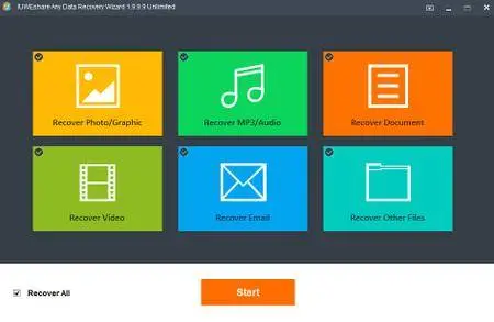 IUWEshare Any Data Recovery Wizard 1.9.9.9 Unlimited Portable