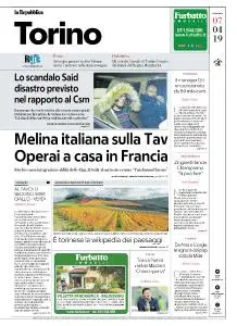 la Repubblica Torino - 7 Aprile 2019