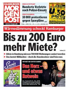 Hamburger Morgenpost vom 1 Oktober 2010