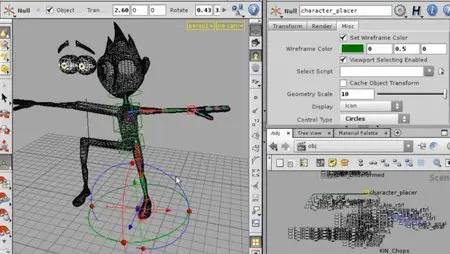  Character Control Rig Setup in Houdini 