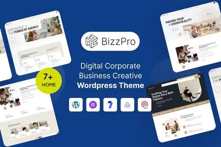 Bizzpro - Digital Business Creative WordPress MPNEMKX