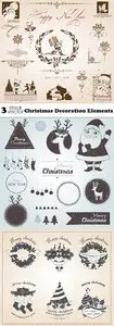 Vectors - Christmas Decoration Elements