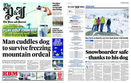 The Press and Journal Moray – March 18, 2019