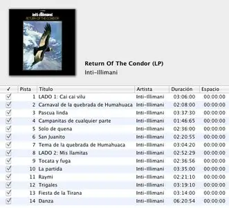 Inti-Illimani - Return of the Condor (LP / FLAC)