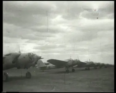 Attack Aircraft And Front Line Bombers. Above The Battlefield