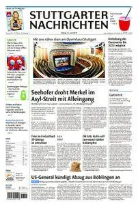 Stuttgarter Nachrichten Blick vom Fernsehturm - 15. Juni 2018