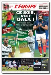 L'Equipe - Samedi 27 Novembre 2010