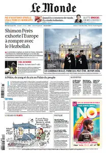 Le Monde -  Mercredi 13 Mars 2013