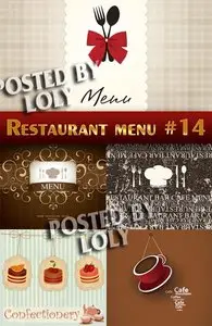 Restaurant menus #14 - Stock Vector