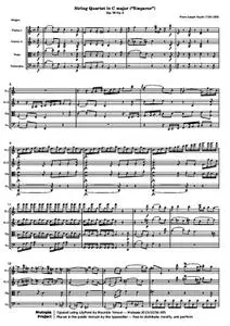 HaydnFJ - String Quartet in C major