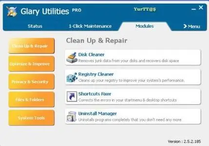 Portable Glary Utilities PRO Multilanguage 2.5.2.185
