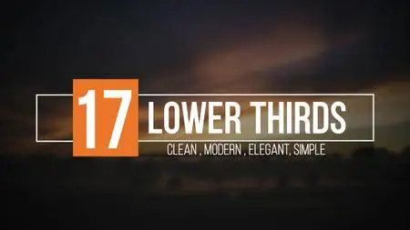 Lower Thirds - Project for After Effects (VideoHive)