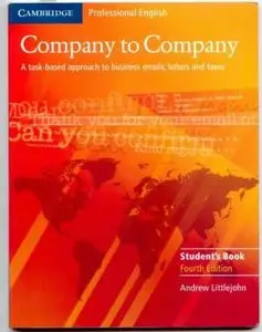 Company to Company A task-based approach to business emails,letters and faxes in English 4th edition