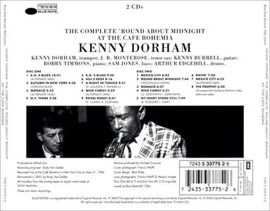 Kenny Dorham - The Complete 'Round About Midnight At The Cafe Bohemia (1956) [RVG Edition, 2002] 2CD