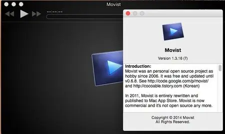 Movist 1.3.16 Multilingual Mac OS X