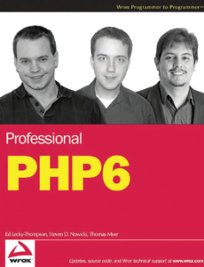 Professional PHP6 (Wrox Programmer to Programmer) (Repost)
