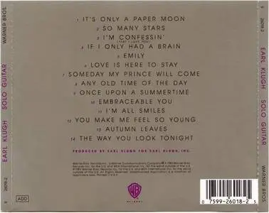 Earl Klugh - Solo Guitar (1989) {Warner}