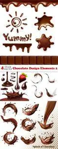 Vectors - Chocolate Design Elements 2