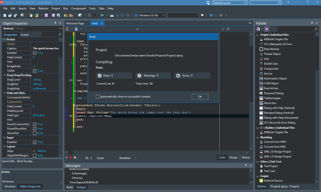 Embarcadero RAD Studio 10.3.2 Rio Architect 26.0.34749.6593 beta