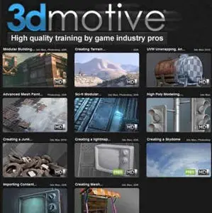 3D Tutorials - 3d Motive: Video Training Full Set