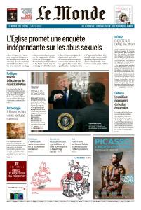 Le Monde du Vendredi 9 Novembre 2018
