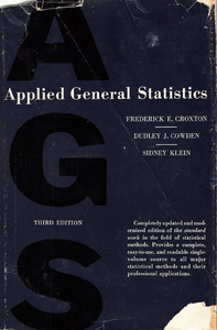 Applied General Statistics