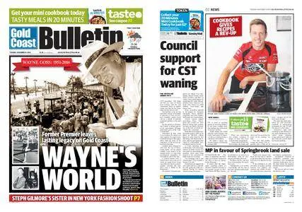 The Gold Coast Bulletin – November 11, 2014