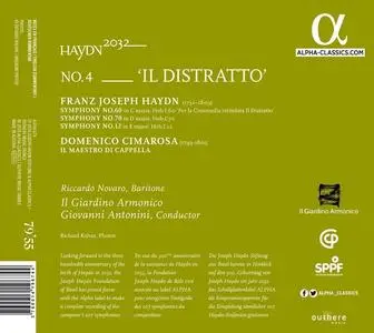 Giovanni Antonini, Il Giardino Armonico - Haydn 2032 No. 4: Il Distratto (2017)