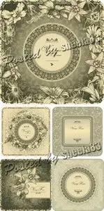 Vintage Frames Vector 3