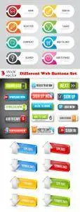 Vectors - Different Web Buttons Set
