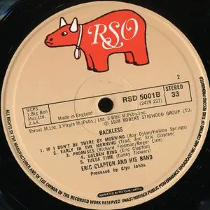 Eric Clapton - Backless {Original UK} Vinyl Rip 24/96